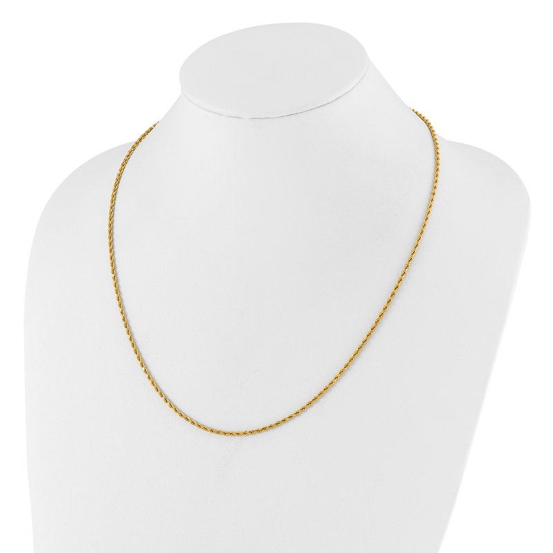 14K Adjustable 2mm D/C Rope Chain