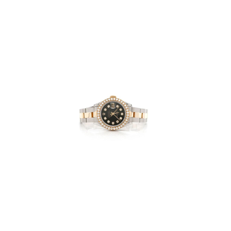 Custom Diamond Rolex 26mm Two-Tone Datejust Rolex