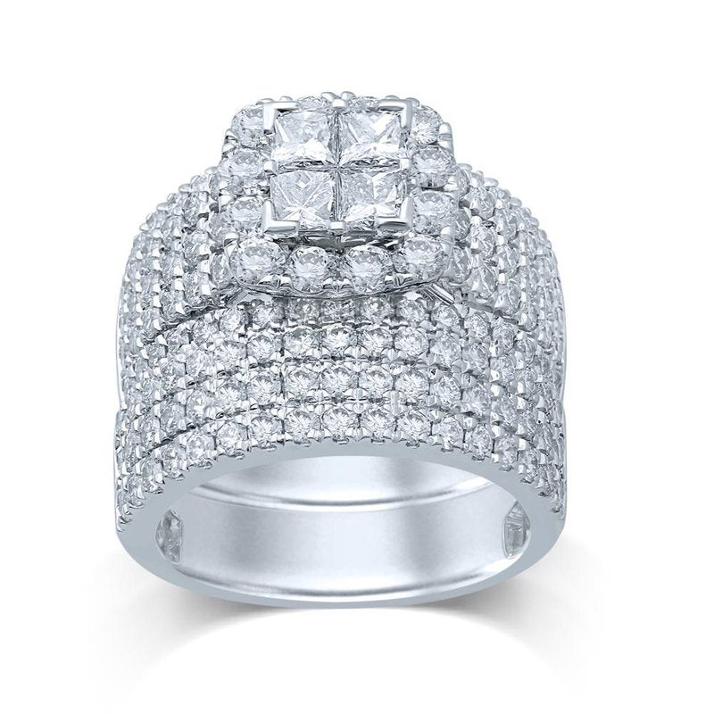 14K 5.10Ct Diamond Bridal Ring