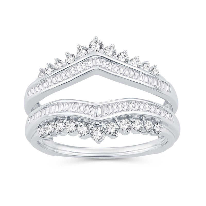 14K 0.75Ct Diamond Ring Guard
