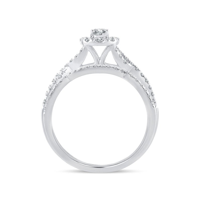 14K 0.75Ct Diamond Bridal Ring