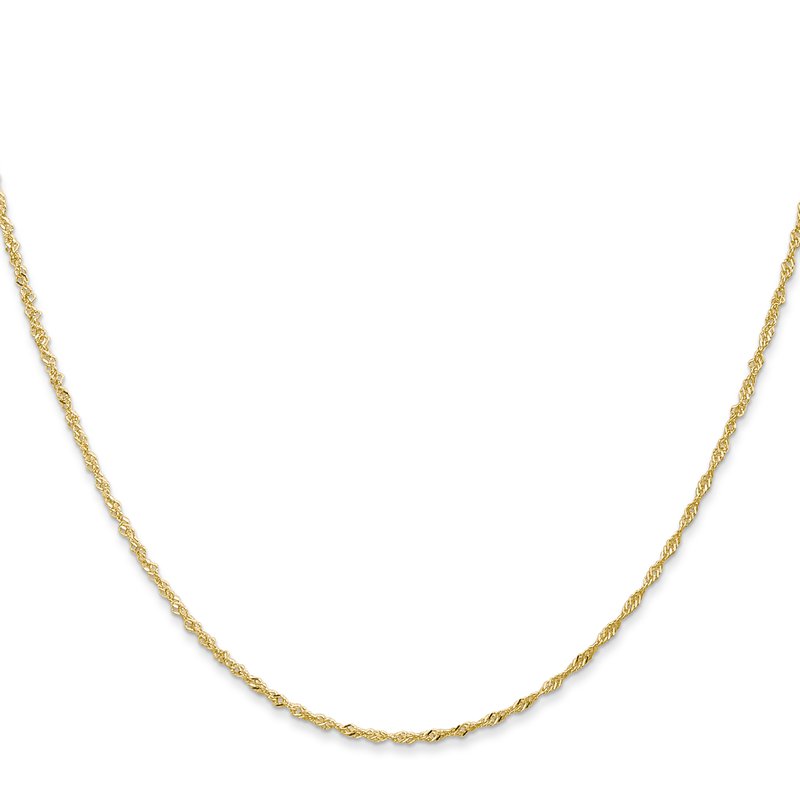 10K 1 mm Singapore Chain