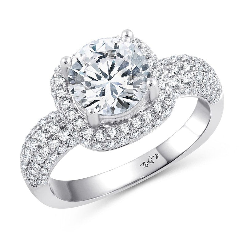 14K 0.71Ct Diam Semi Mount