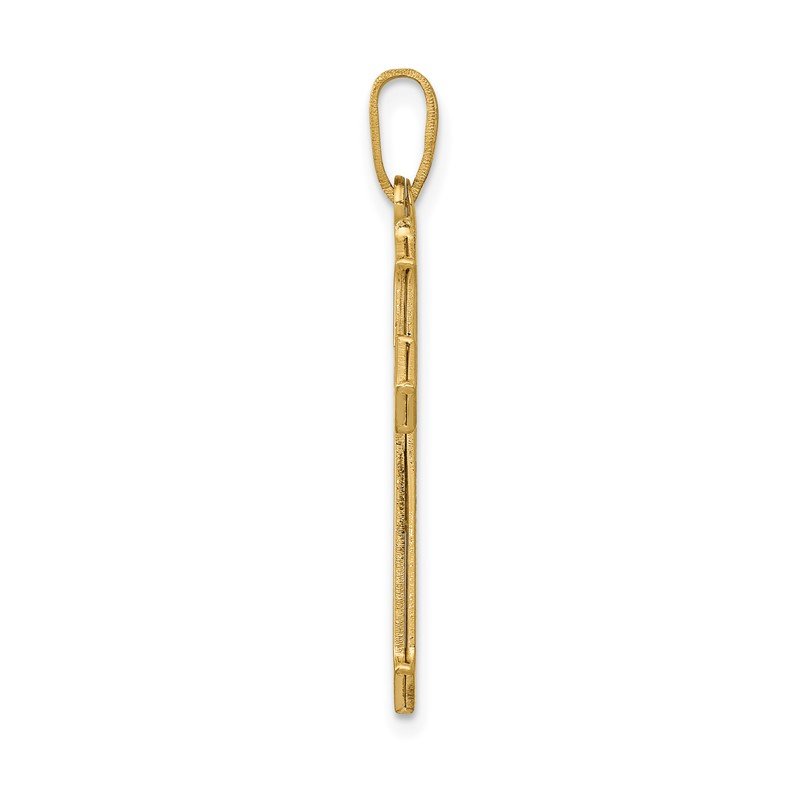 14k Passion Cross Pendant