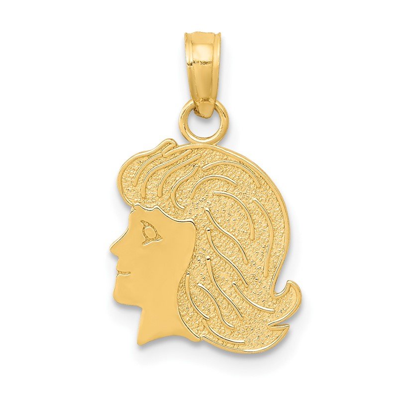 14k Girl Charm