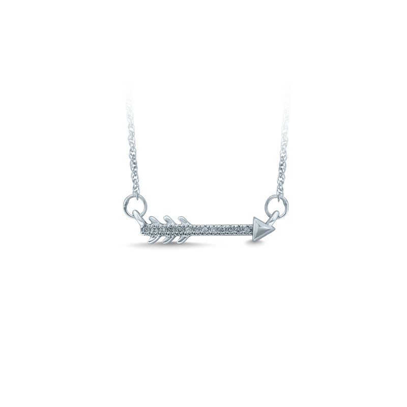 14K 0.03Ct Diam Pendant With Chain