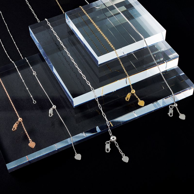 Sterling Silver Gold-plated Adjustable 1.4mm Cable Chain