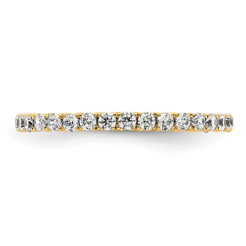 14K Rose Gold 1/2 carat Lab Grown Diamond VS+ F+ Size 4.5 Complete Eternity Band