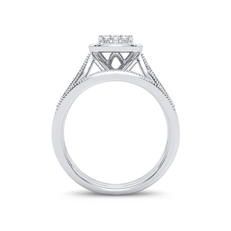 14K 0.40Ct Diamond Bridal  Ring