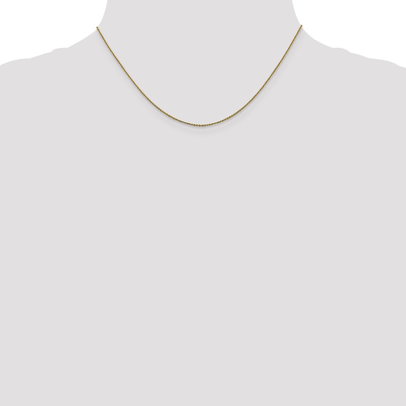 14K 1.0 mm D/C Cable Chain