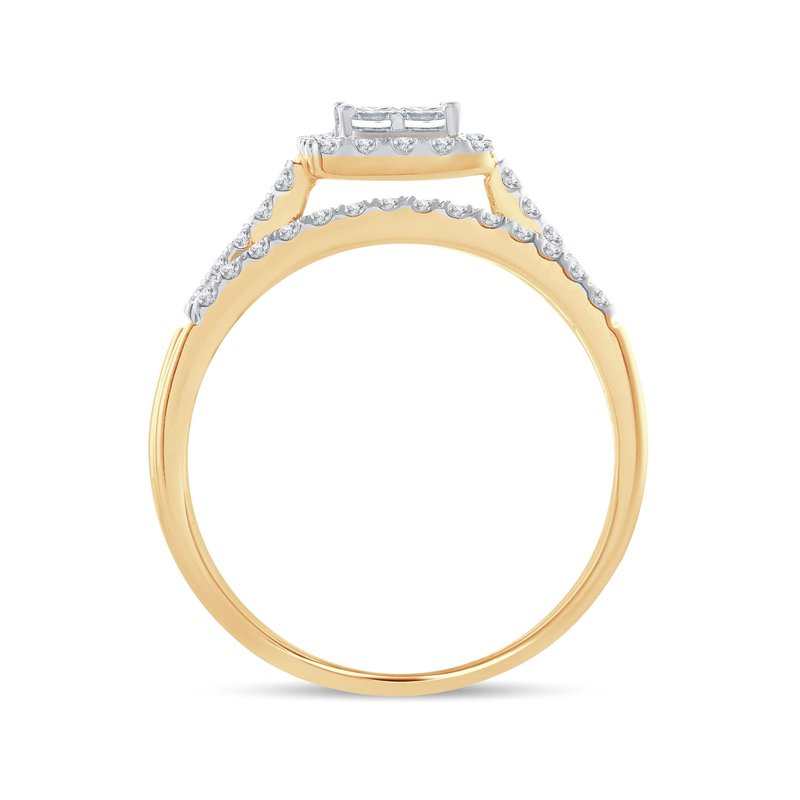 14K  0.51Ct  Diamond  Bridal  Ring