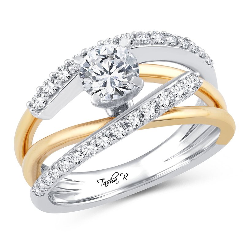 14K 0.39Ct Diam Semi Mount
