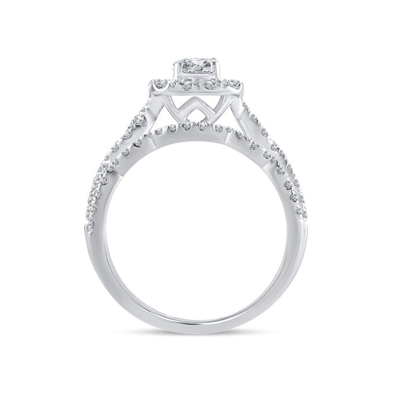 14K 1.00Ct Diamond Bridal Ring