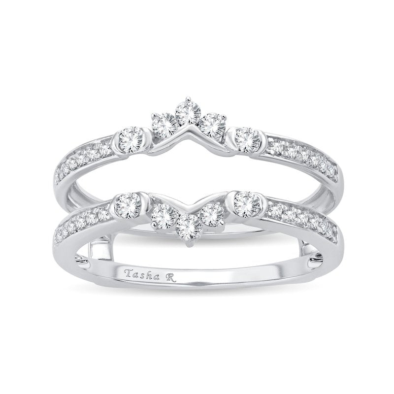 14K 0.34Ct Diamond Ring Guard