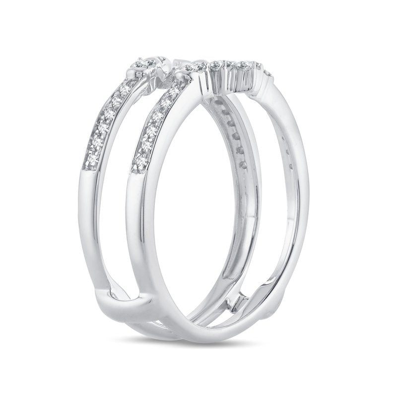14K 0.34Ct Diamond Ring Guard
