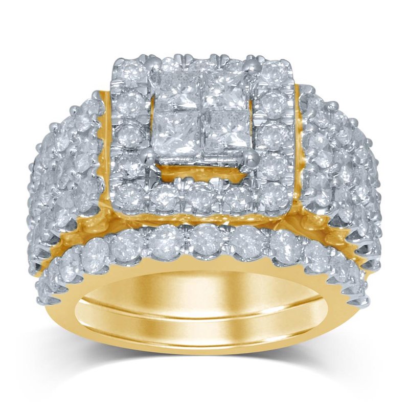 14K 4.03Ct Diamond Bridal Ring
