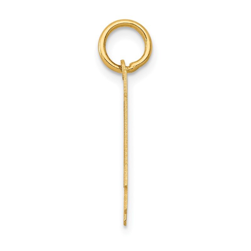 14k Small Polished Number 14 Charm