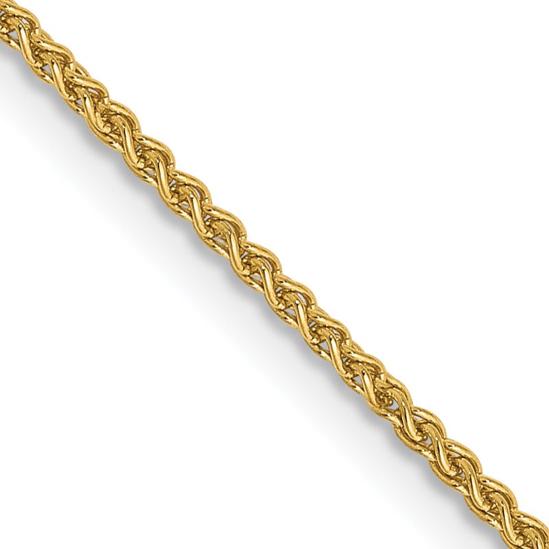14K 10 inch 1.25mm Spiga with Lobster Clasp Anklet