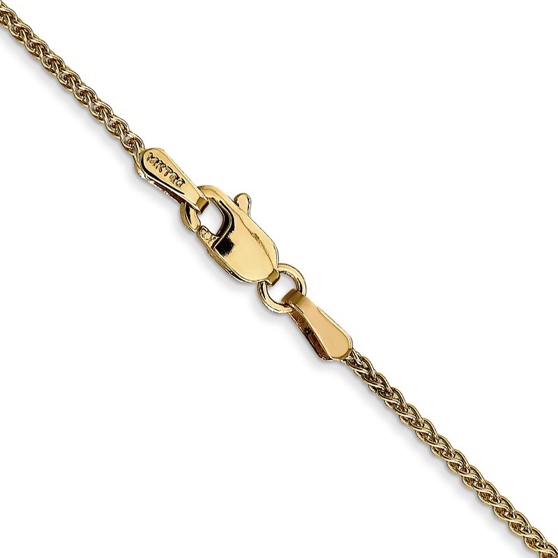 14K 10 inch 1.25mm Spiga with Lobster Clasp Anklet