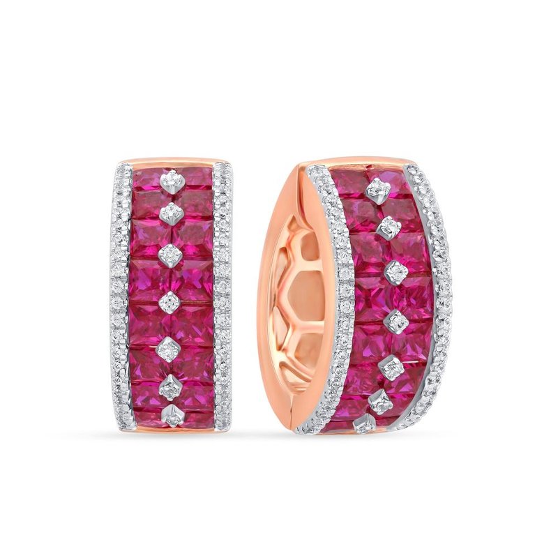 14K 0.42Ct Diamond Earring