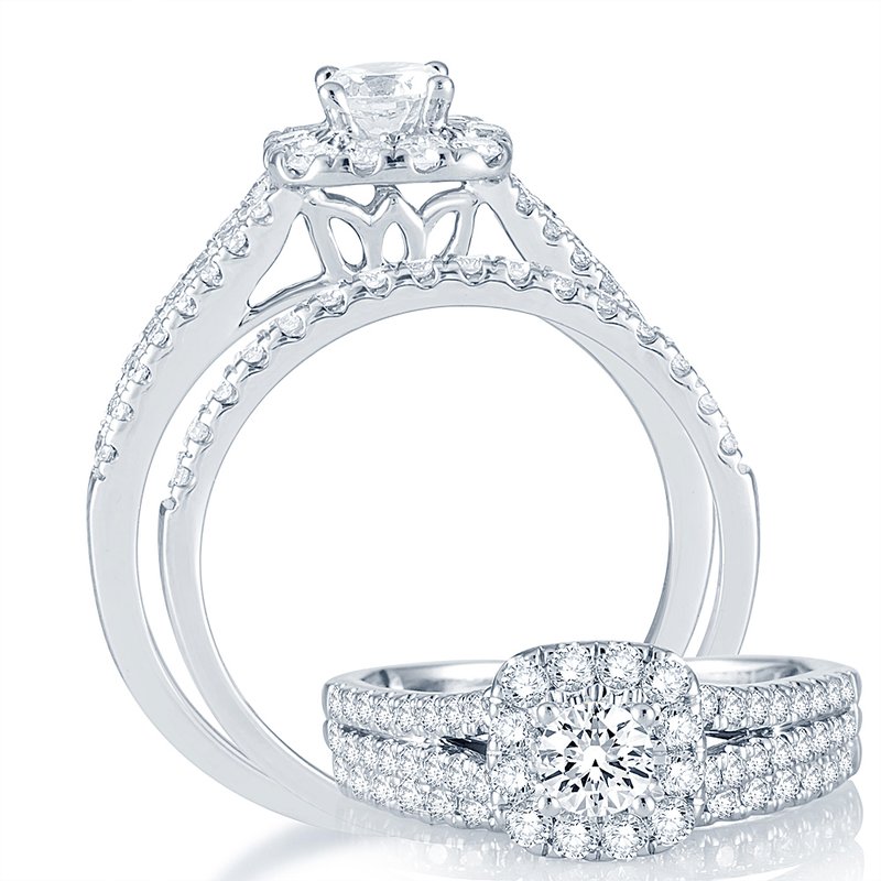 14K 1.00Ct Diamond Bridal Ring