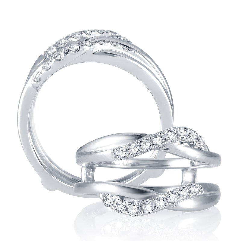14K  0.38 Ct  Diamond  Ring Guard