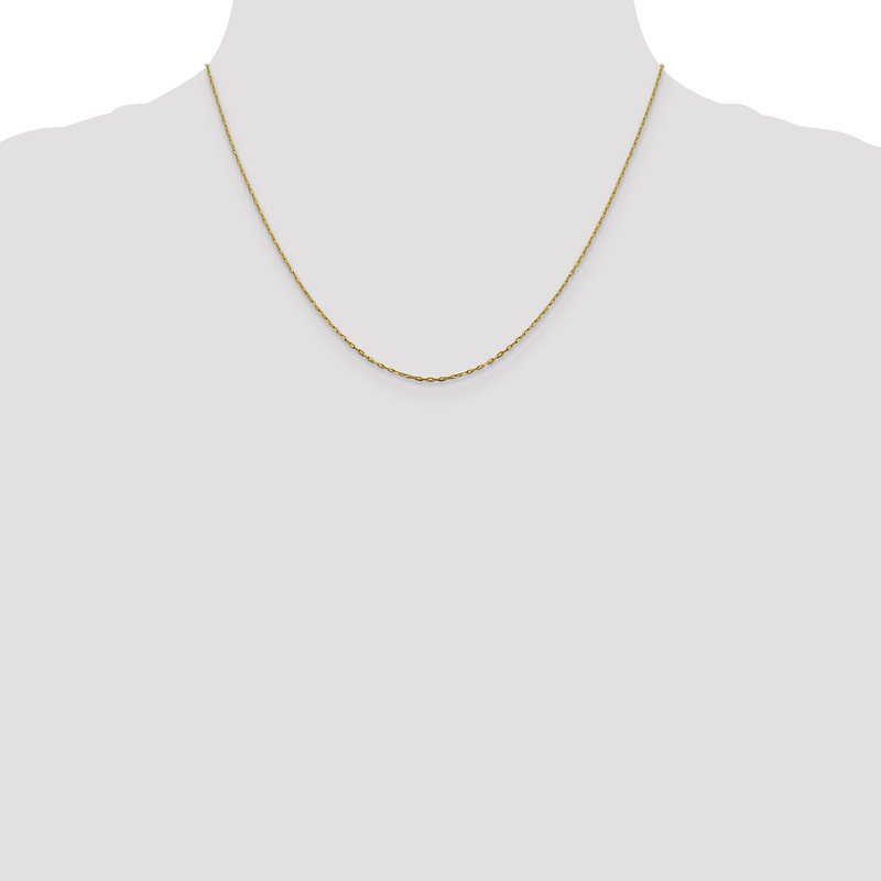 14K 1mm D/C Open Long Link Cable Chain