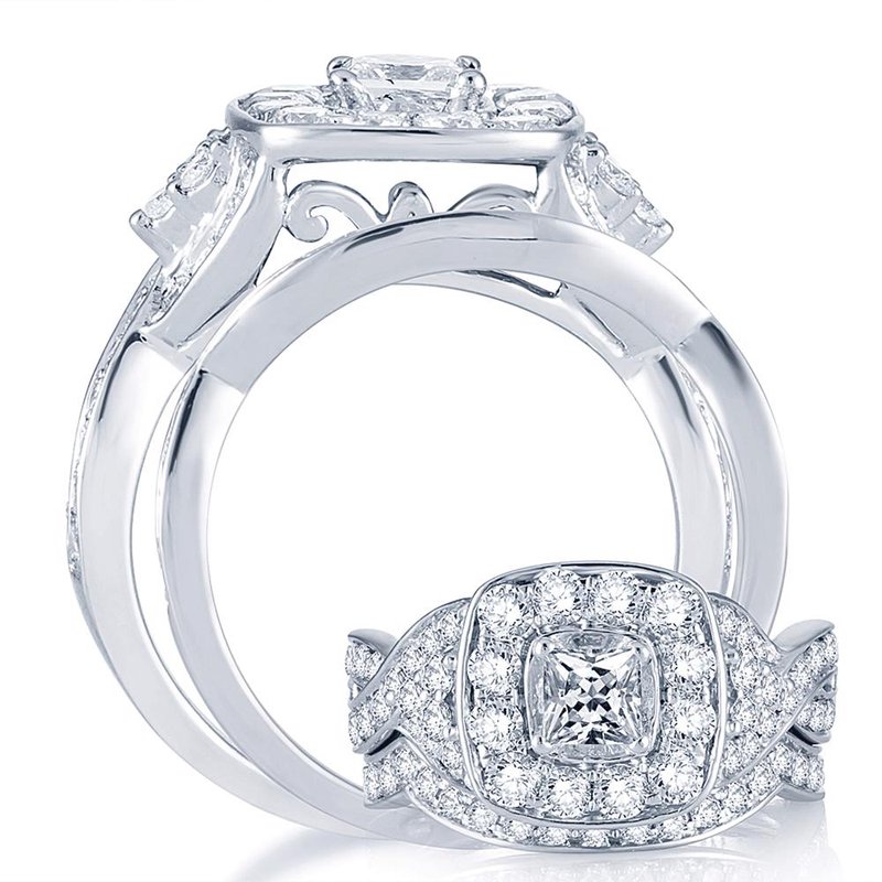 14K  2.03Ct  Diamond  Bridal  Ring