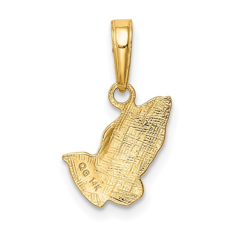 14K Praying Hands Pendant