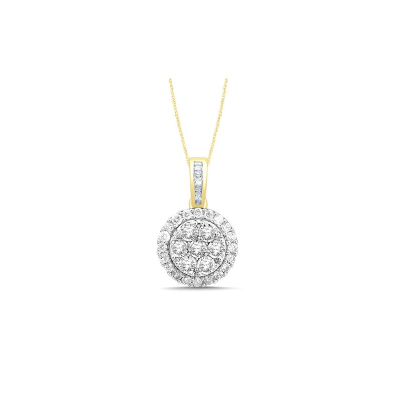 14K Diamond Pendant