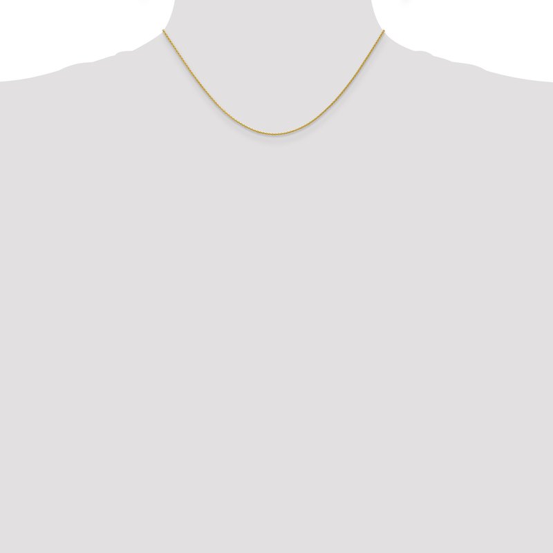 14k 10 inch 1.2mm Parisian Wheat with Lobster Clasp Anklet