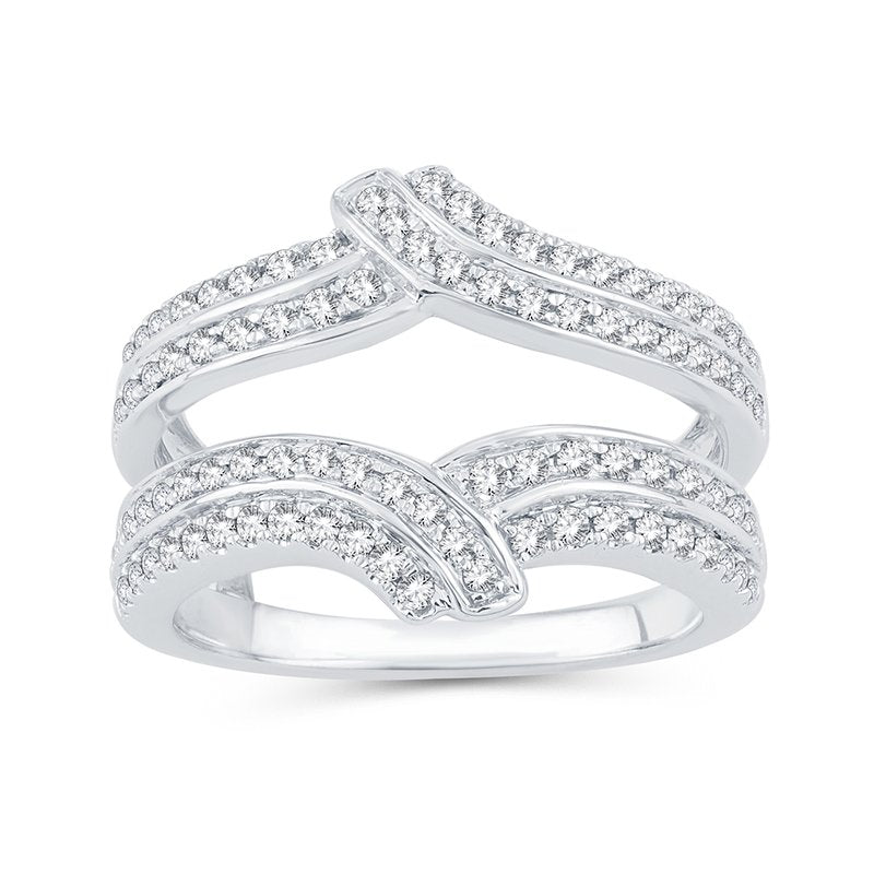 14K 0.63Ct Diamond Ring Guard