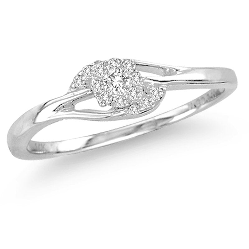 14K  0.11Ct   Diamond  Ring