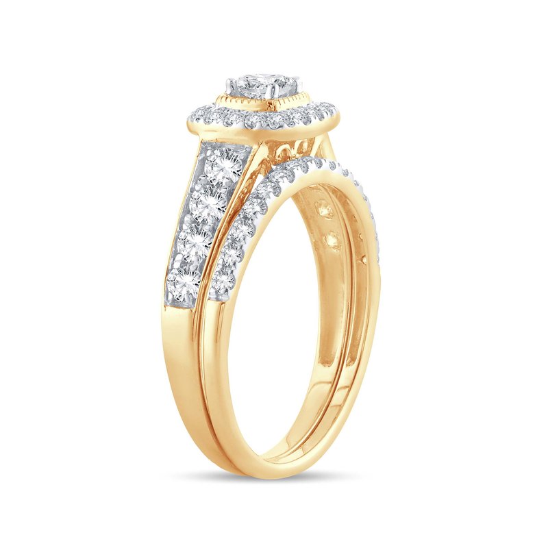 14K 1.00Ct Diamond Bridal R4Ing