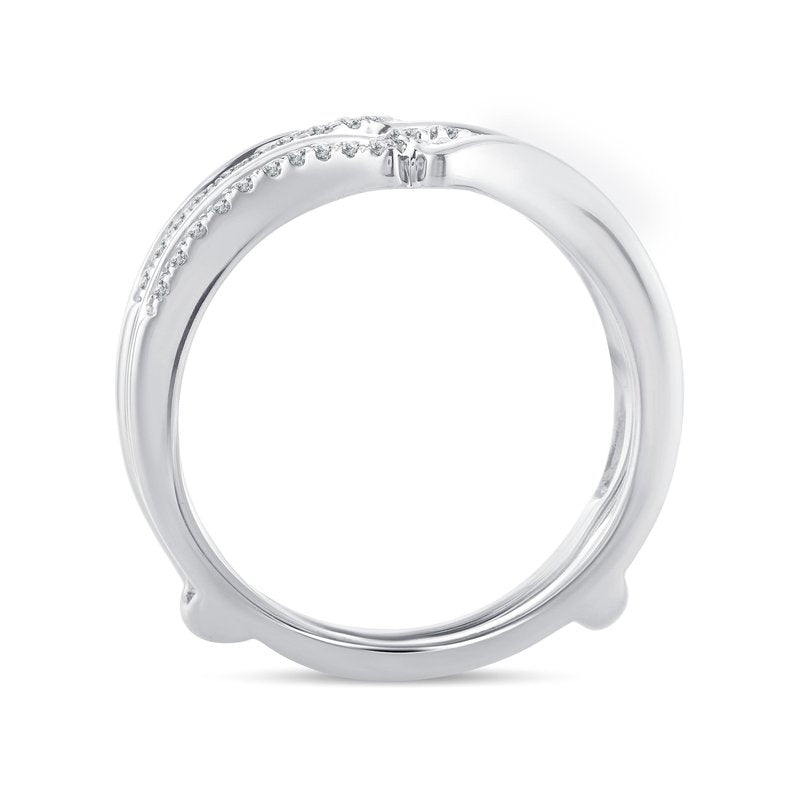14K  0.25Ct  Diamond  Ring Guard.