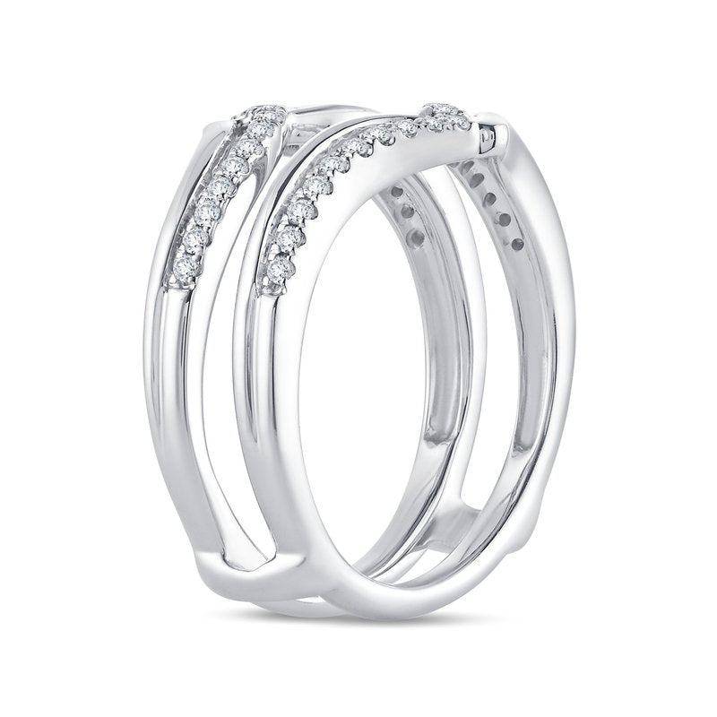 14K  0.25Ct  Diamond  Ring Guard.