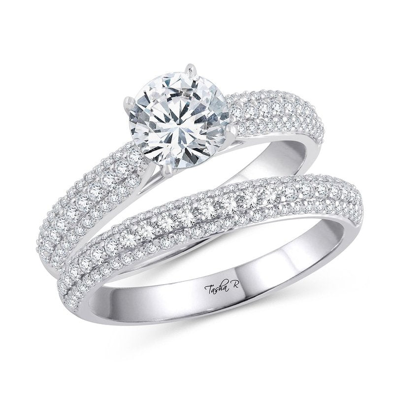 14K 0.83Ct Diam Semi Mount Ring