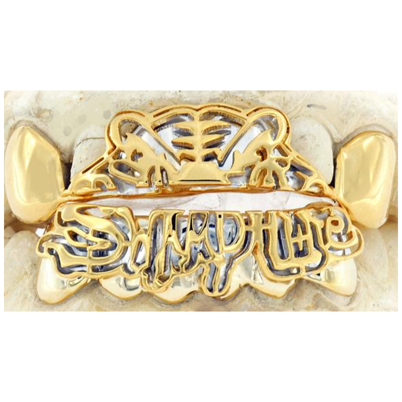 12 teeth logo grill