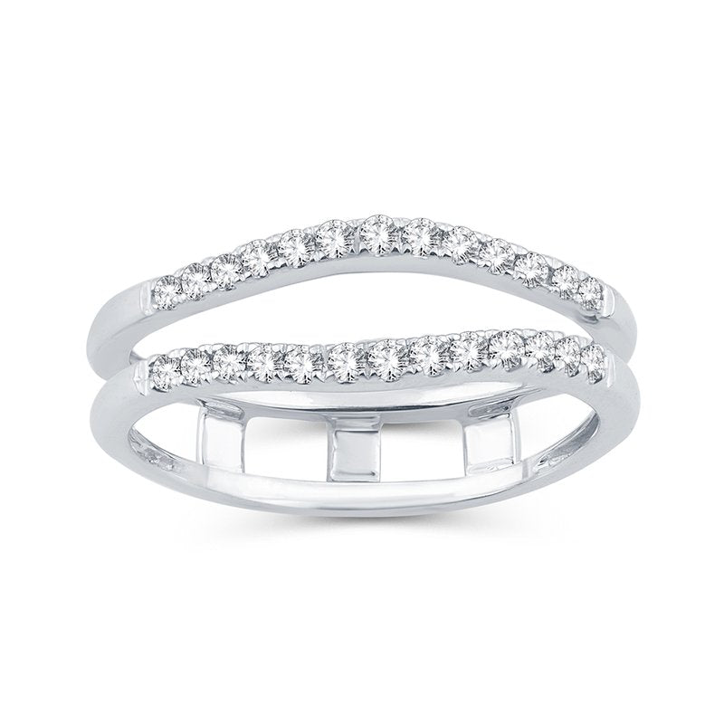 14K 0.26Ct Diamond Ring Guard