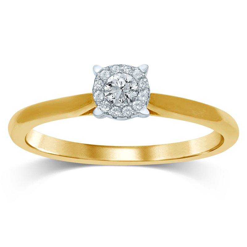 14K 0.10Ct Diamond Ring