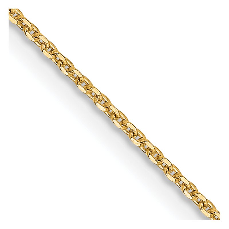 14K 1.0 mm D/C Cable Chain