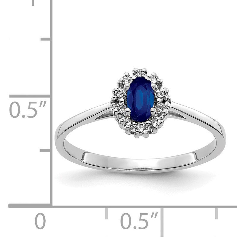 14k Diamond and Oval Emerald Halo Ring