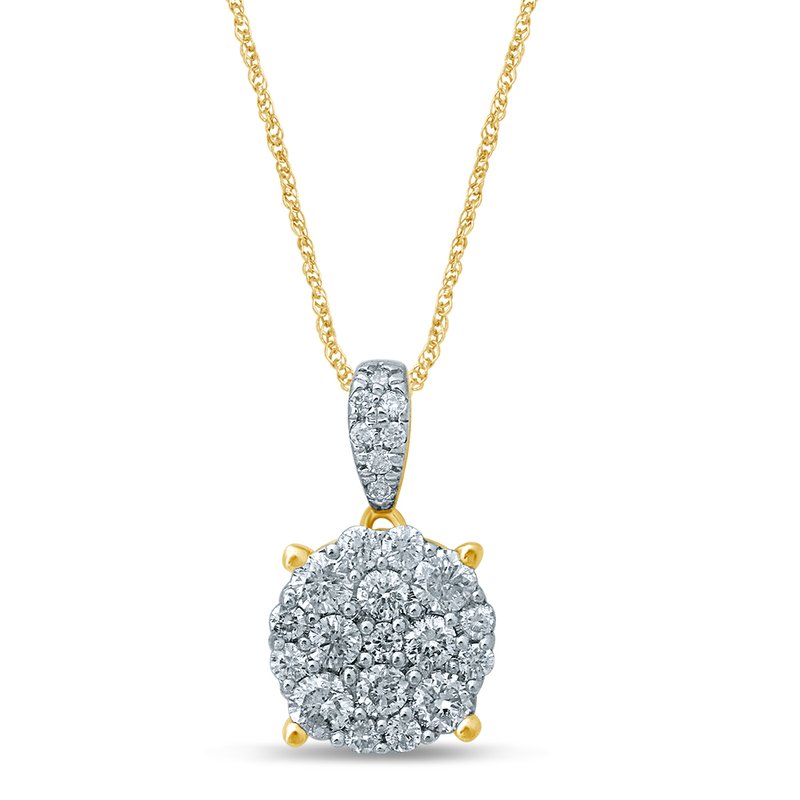 14K 0.43Ct Diamond Pendant