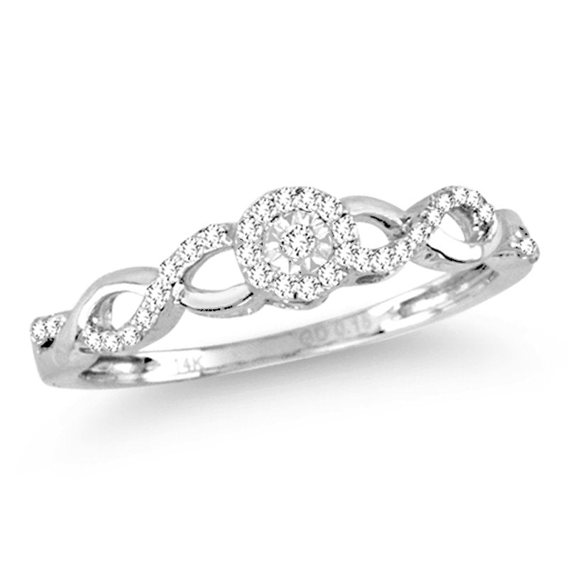 14K   0.16Ct  Diamond  Ring
