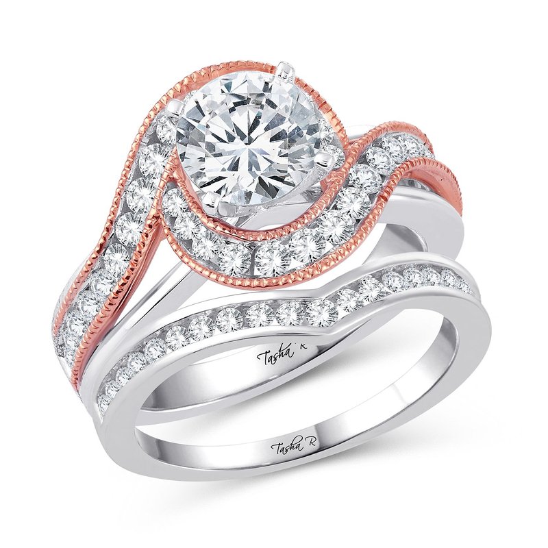 14K 0.88Ct Diam Semi Mount Ring