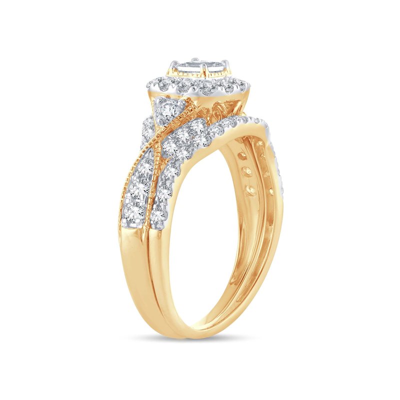 14K 1.00Ct Diamond  Bridal Ring