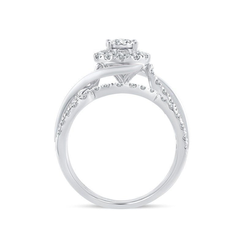 14K 1.10Ct Diamond Bridal Ring
