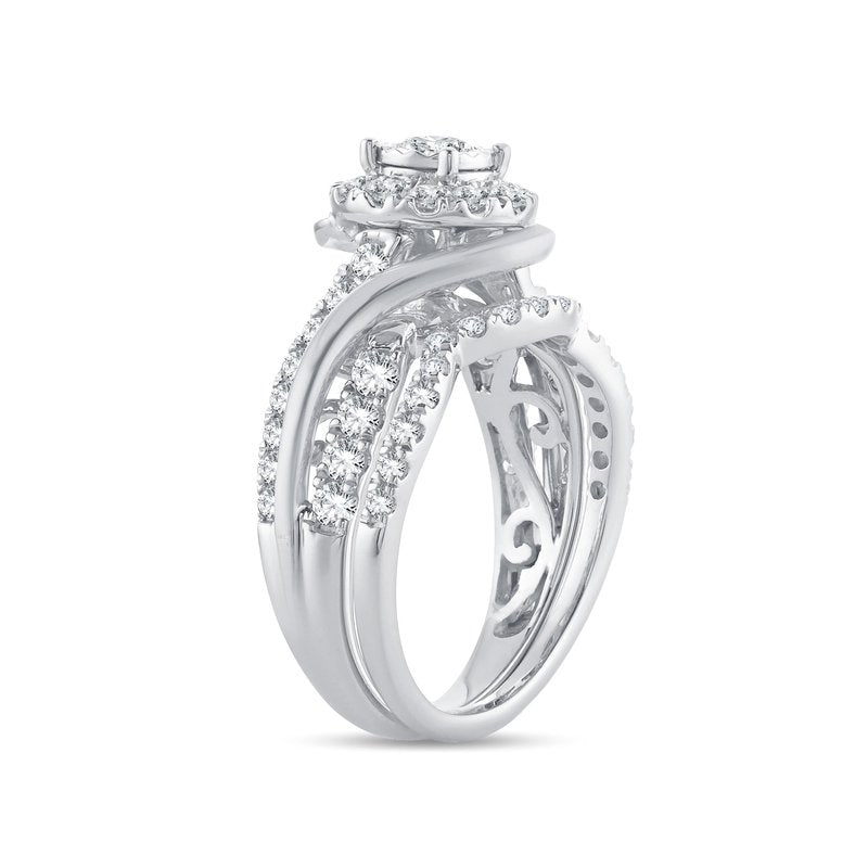 14K 1.10Ct Diamond Bridal Ring