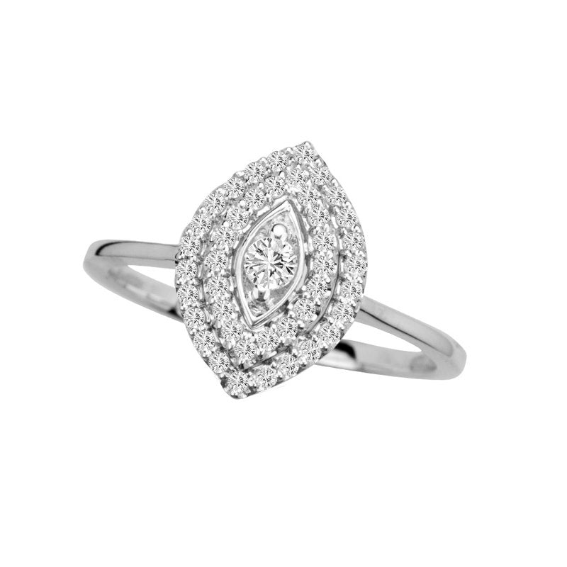14K 0.27Ct Diamond Ring