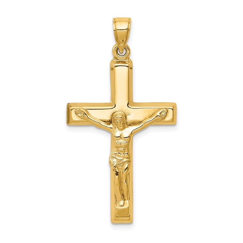14k Polished Crucifix Pendant